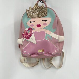 Luv Betsey Johnson Princess Mindy backpack Kitschy‎ Novelty Pink